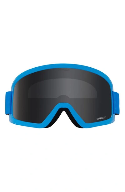 Dragon Dx3 Otg 63mm Snow Goggles In Blue Ll Dark Smoke