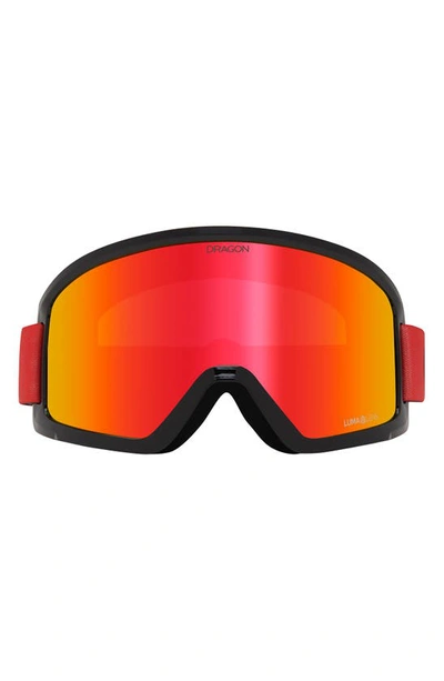 Dragon Dx3 Otg 63mm Snow Goggles In Tag Ll Red Ion