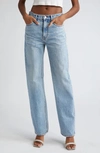 ALEXANDER WANG MID RISE RELAXED FIT JEANS