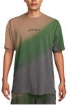 Nike Ombré Max90 Embroidered T-shirt In Brown