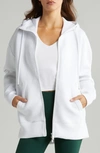 Zella Intention Zip Hoodie In White