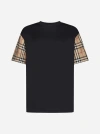 Burberry Vintage Check Oversized T-shirt In Black