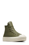 Converse Chuck Taylor® All Star® Lift High Top Platform Sneaker In Utility/ Egret/ Silver