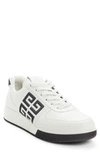 Givenchy Men's G4 Bicolor Leather Low-top Sneakers In Black White