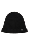 Tom Ford Rib Cashmere Beanie In Black