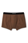 Tom Ford Cotton Stretch Jersey Boxer Briefs In Military Green