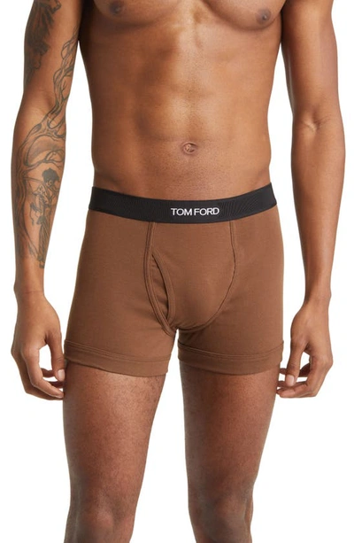 TOM FORD COTTON STRETCH JERSEY BOXER BRIEFS