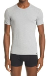 Tom Ford Gray Crewneck T-shirt In Grey