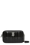 BURBERRY SMALL LOLA QUILTED LEATHER CAMERA BAG