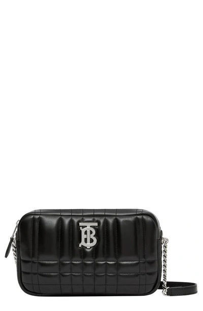 Burberry Women's Small Lola Quilted Leather Camera Bag In Black