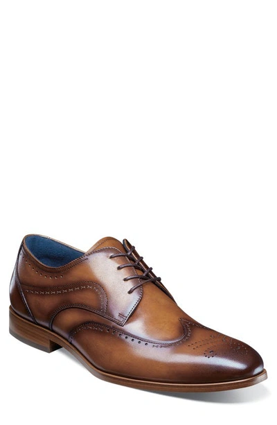 Stacy Adams Brayden Wingtip Oxford In Blue