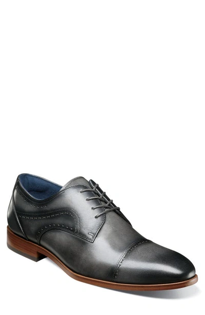 Stacy Adams Bryant Cap Toe Oxford In Grey