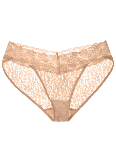 Wacoal Halo Lace Briefs In Nude