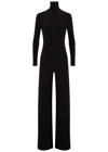 Norma Kamali Roll-neck Stretch-jersey Jumpsuit In Black