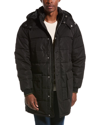 Armani Exchange Heavyweight Coat In Black