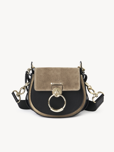 Chloé Small Tess Bag Black Size Onesize 100% Calf-skin Leather