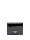 PRADA SMALL PATENT LEATHER WALLET
