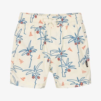 Rock Your Baby Babies' Boys Ivory Cotton Club Tropicana Shorts