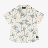 ROCK YOUR BABY IVORY COTTON CLUB TROPICANA SHIRT