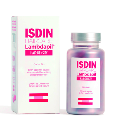 Isdin Lambdapil Hair Density Capsules For Stronger, Healthier Hair (60 Capsules) In White