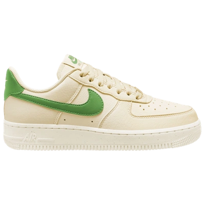 Nike Off-white & Green Air Force 1 '07 Next Nature Sneakers In Coconut Milk