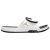 Jordan Hydro Xi "gratitude" Slides In White/black/gold