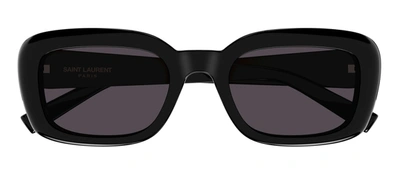 Saint Laurent Sl M130 Sunglasses In Grey