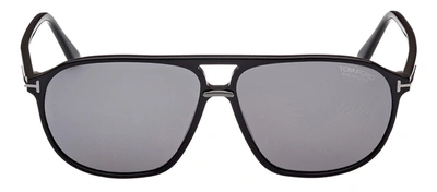 Tom Ford Bruce M Ft1026-n 01d Navigator Polarized Sunglasses In Grey