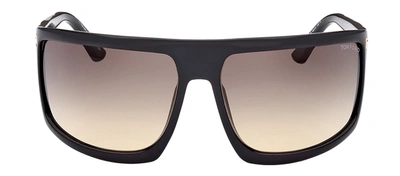 Tom Ford Clint-02 01b Mask Sunglasses In Grey
