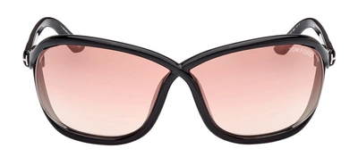 Tom Ford Fernanda W Ft1069 01z Oval Sunglasses In Pink