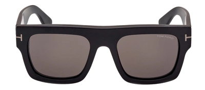 Tom Ford Fausto M Ft0711 02a Square Sunglasses In Brown