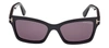 Tom Ford Mikel Smoke Cat Eye Ladies Sunglasses Ft1085 01a 54 In Grey