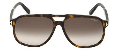 Tom Ford Raoul M Ft0753 52k Navigator Sunglasses In Brown