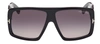 Tom Ford Raven 01b Flattop Sunglasses In Violet