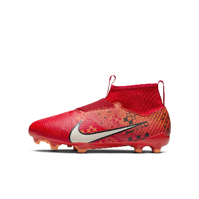 Nike Jr. Superfly 9 Academy Mercurial Dream Speed Little/big Kids' Mg High-top Soccer Cleats In Red
