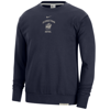 Nike Georgetown Standard Issue  Men's College Fleece Crew-neck Sweatshirt In Blue