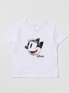 GIVENCHY T-SHIRT GIVENCHY KIDS COLOR WHITE,F04802001