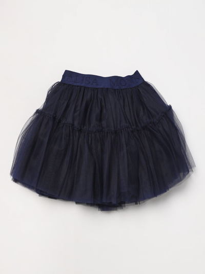 Monnalisa Skirt  Kids Color Blue