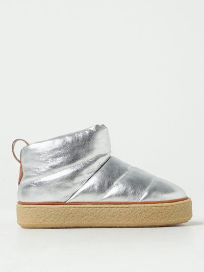 Isabel Marant Flat Ankle Boots  Woman Color Silver