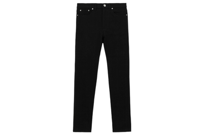 Pre-owned Burberry Tb Monogram Skinny Jeans Black