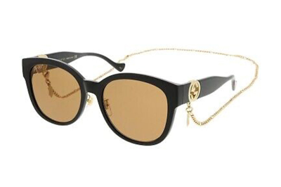 Pre-owned Gucci Cat Eye Sunglasses Black (gg1028sk-004-58)