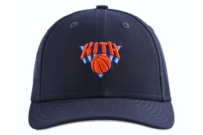 Pre-owned Kith New Era The New York Knicks 59fifty Low Profile Fitted Hat Nocturnal