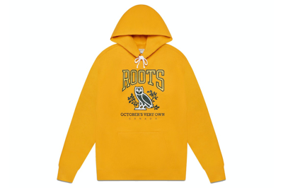 Pre-owned Ovo X Roots Heritage Hoodie Yellow