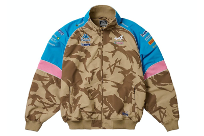 Pre-owned Palace X Kappa For Alpine Tracksuit Top Desert Camo