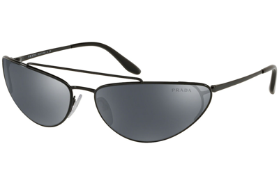 Pre-owned Prada Catwalk Sunglasses Black (pr62vs-1ab5l0-66)