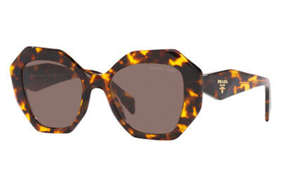 Pre-owned Prada Oversized Sunglasses Tortise (pr16wsf-vau05c-53)