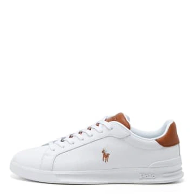 Polo Ralph Lauren Sneakers In Patterned White