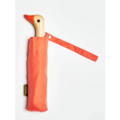Lark London Original Duckhead Compact Umbrella In Orange