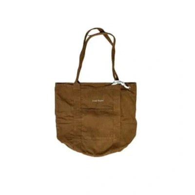 Craie Studio Small Hazelnut Cotton Tote In Brown