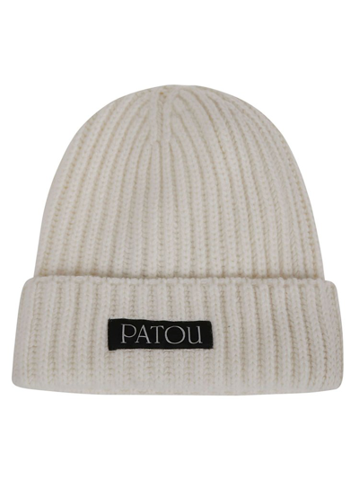 Patou Logo Patch Turn In White